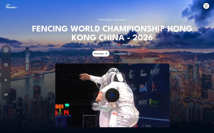Screenshot of fencingtv.com