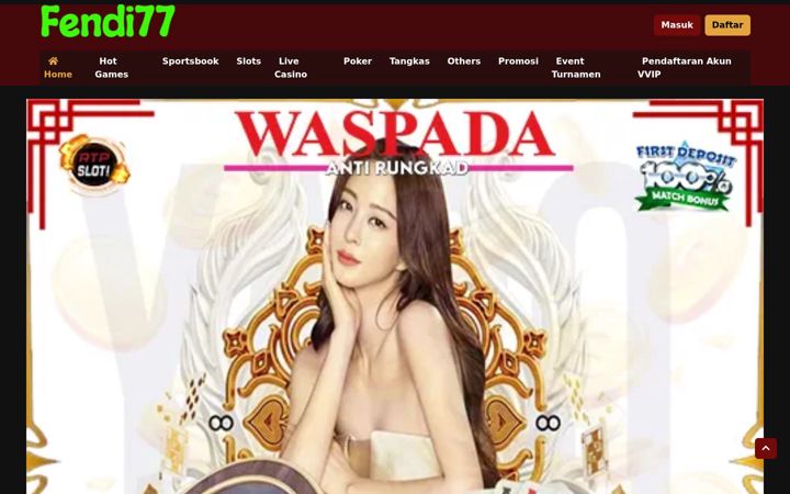 Screenshot of fendi77.net