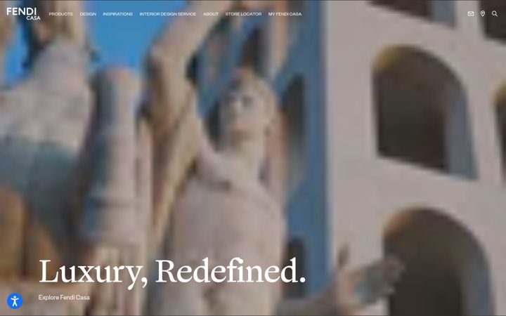 Screenshot of fendicasa.com