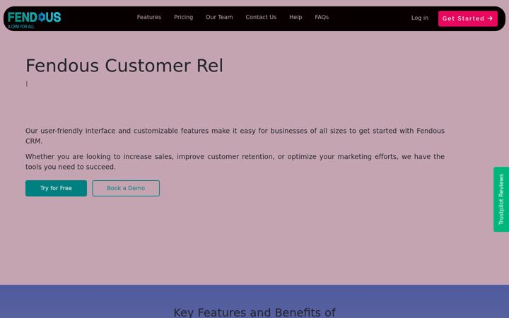 Screenshot of fendous.in