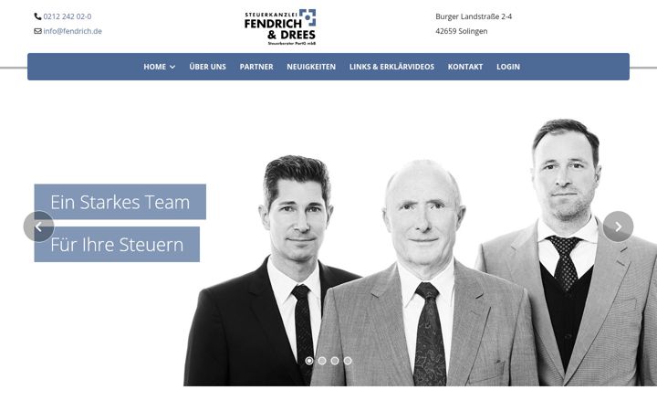 Screenshot of fendrich.de
