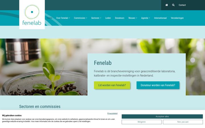 Screenshot of fenelab.nl