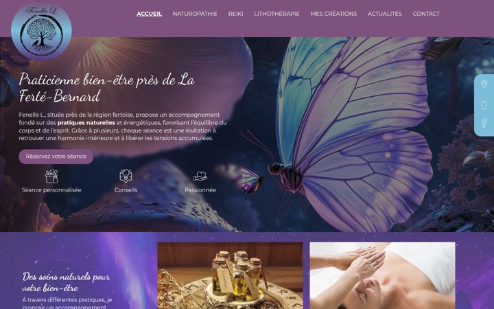 Screenshot of fenella-lenchantresse.fr