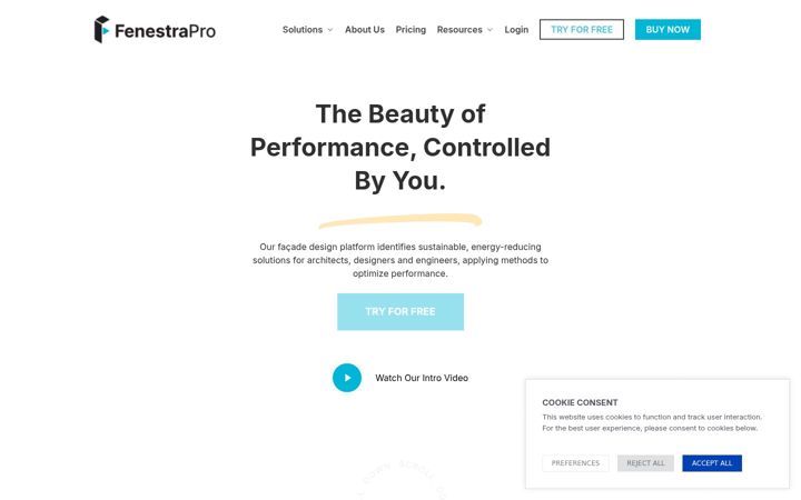 Screenshot of fenestrapro.com