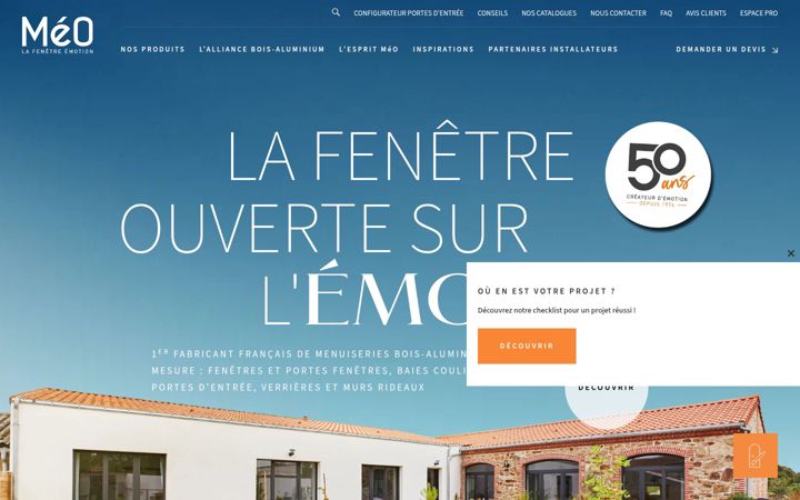 Screenshot of fenetremeo.com