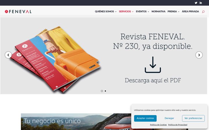 Screenshot of feneval.com