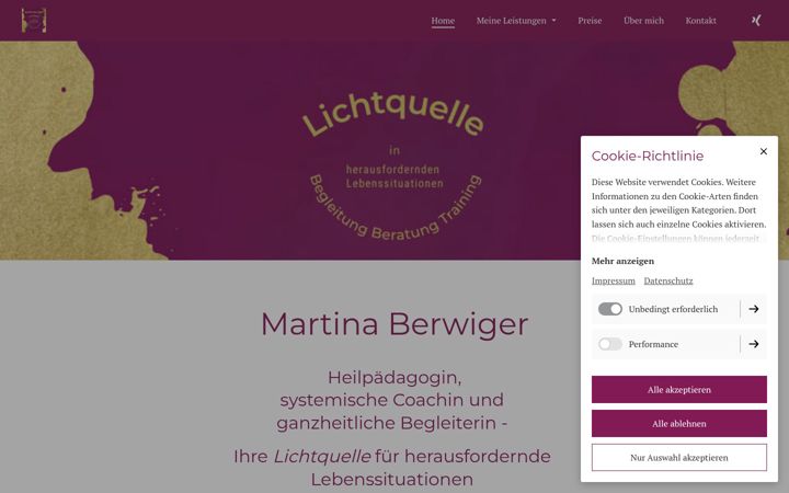 Screenshot of feng-shui-lebensgestaltung.de