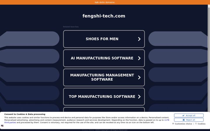 Screenshot of fengshi-tech.com