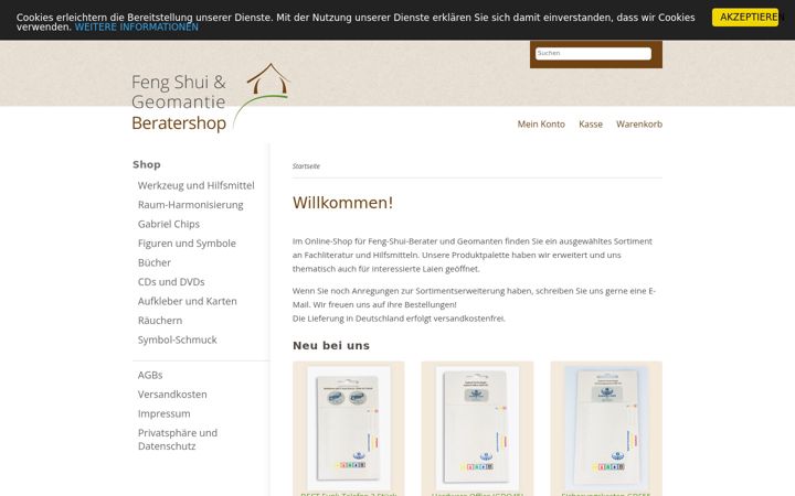 Zrzut ekranu fengshui-beratershop.de