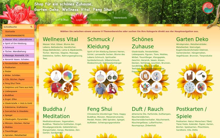 Screenshot of fengshui-shopping.de