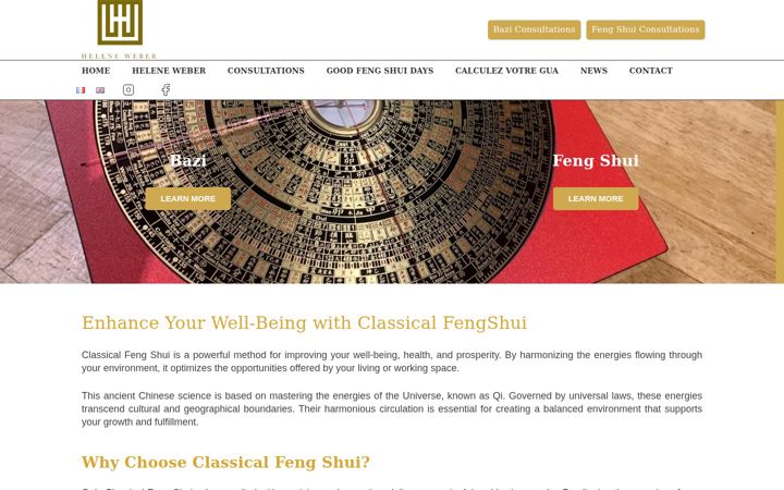 Screenshot of fengshui-village.com