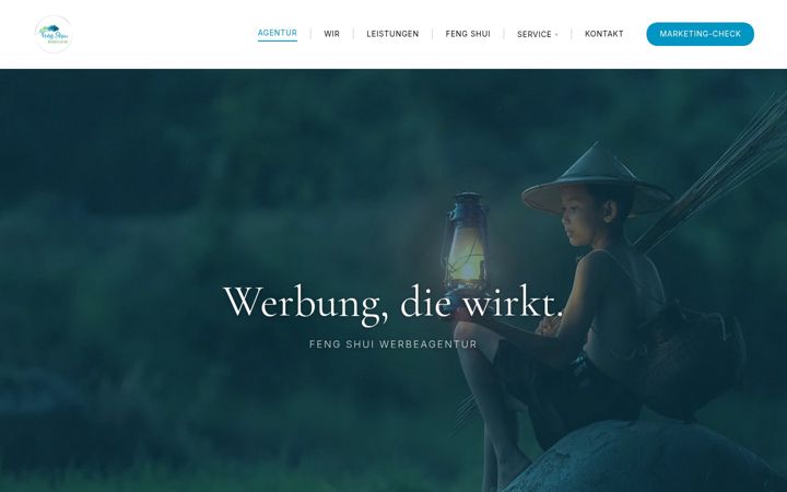 Screenshot of fengshui-werbeagentur.de