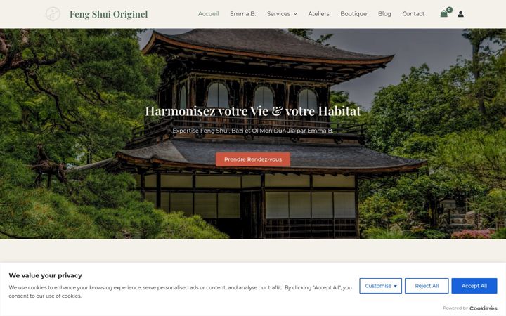 Screenshot of fengshuioriginel.com