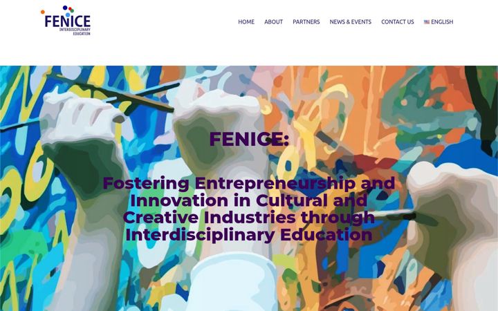 Screenshot of fenice-project.eu