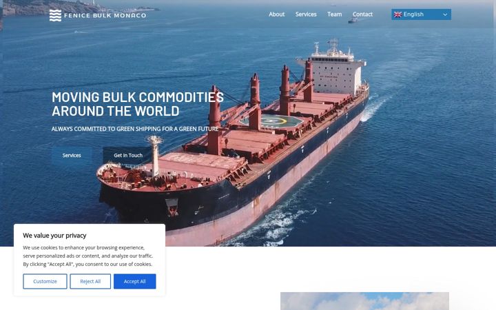 Screenshot of fenicebulk.com