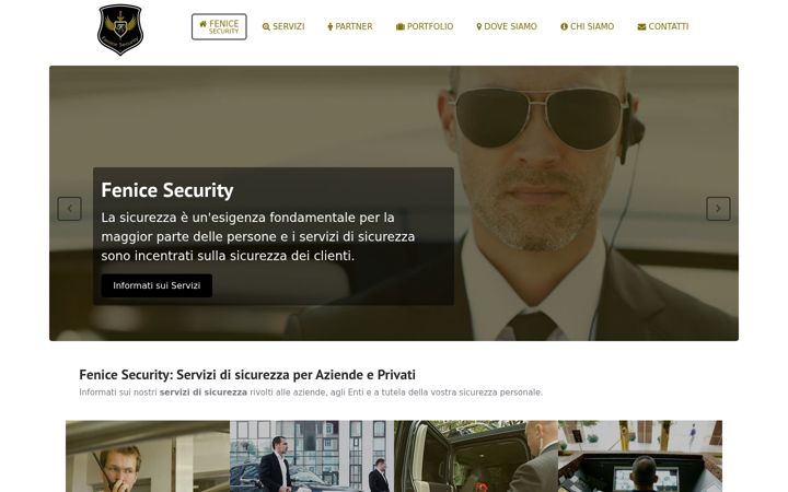 Screenshot of fenicesecurity.com