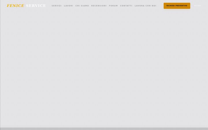 Screenshot of feniceservicetrieste.eu