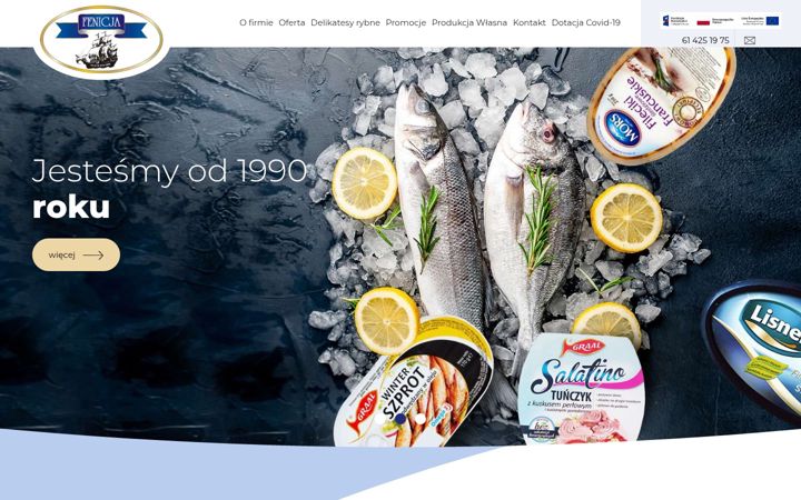 Screenshot of fenicjagniezno.pl