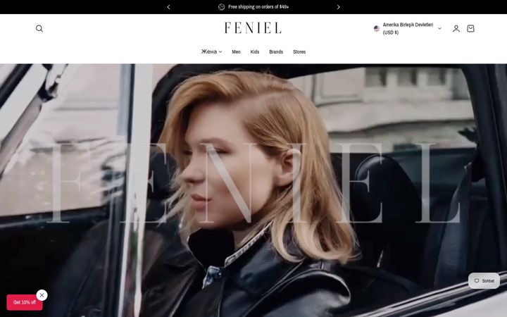 Screenshot of feniel.com
