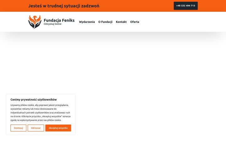 Screenshot of fenikspomaga.pl