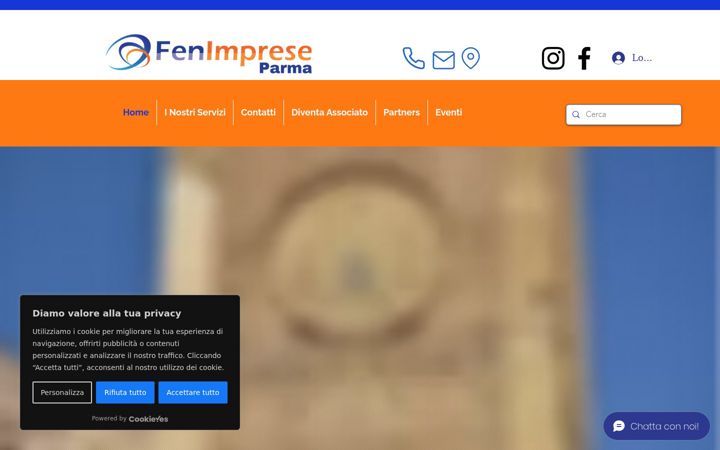 Zrzut ekranu fenimpreseparma.it