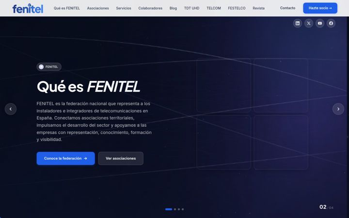Screenshot of fenitel.es