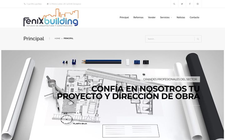 Screenshot of fenixbuilding.com