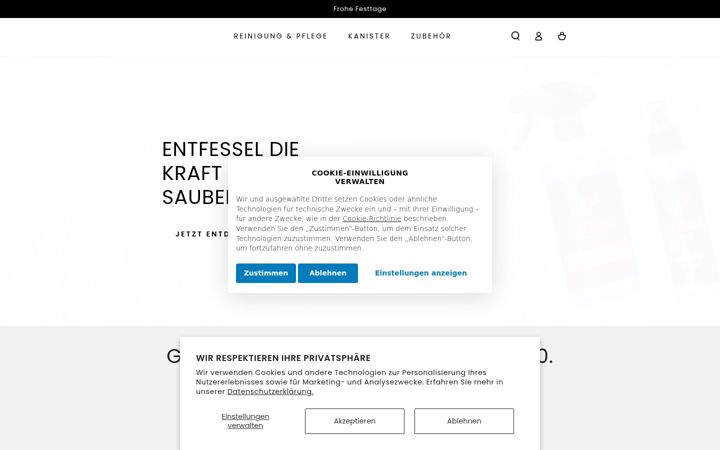 Screenshot of fenixcleaner.ch