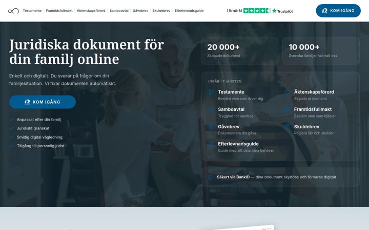 Screenshot of fenixfamily.se