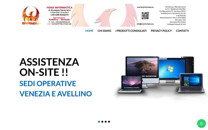 Screenshot of fenixinformatica.eu