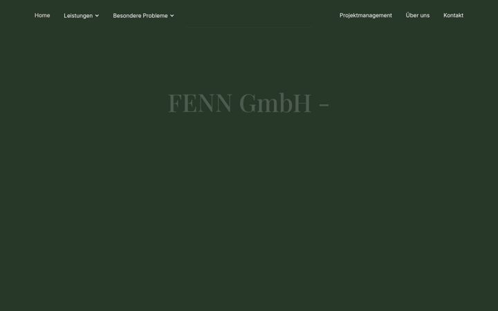 Posnetek zaslona fenn-gmbh.de