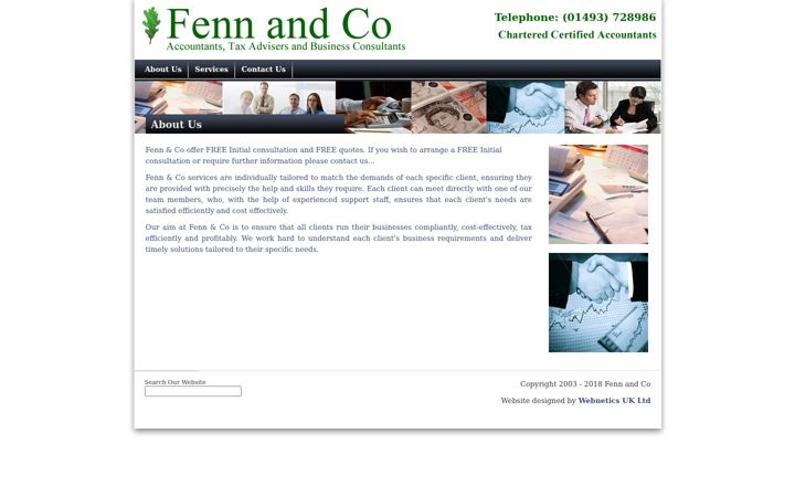 Screenshot ta' fennandco.co.uk