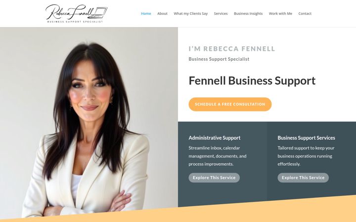 Screenshot of fennellbusinesssupport.com