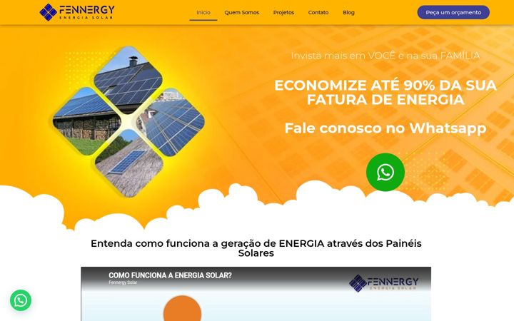 Screenshot of fennergy.com.br