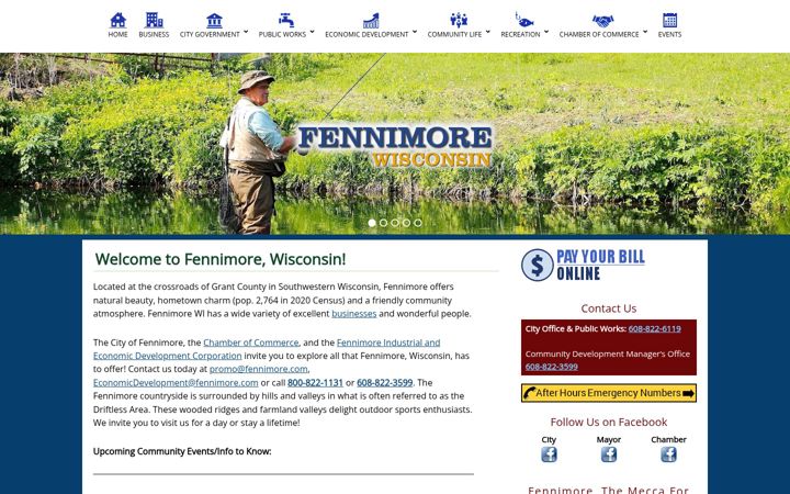 Screenshot of fennimore.com