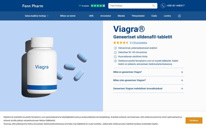 Screenshot of fennpharm.com