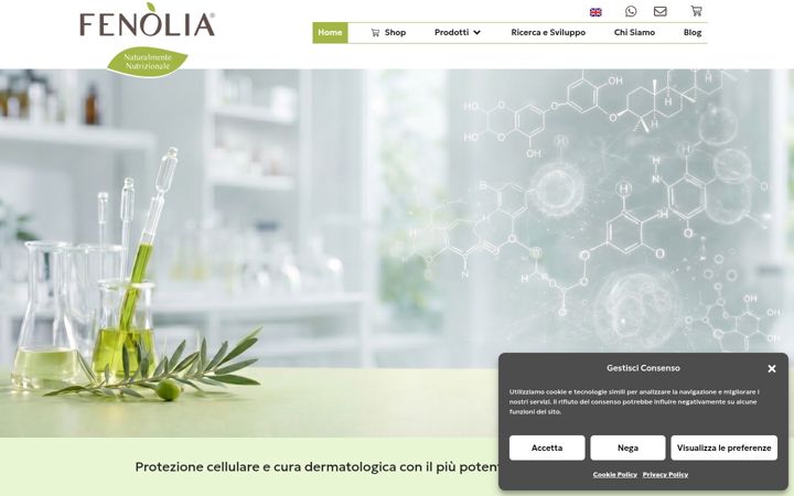 Screenshot of fenolia.it