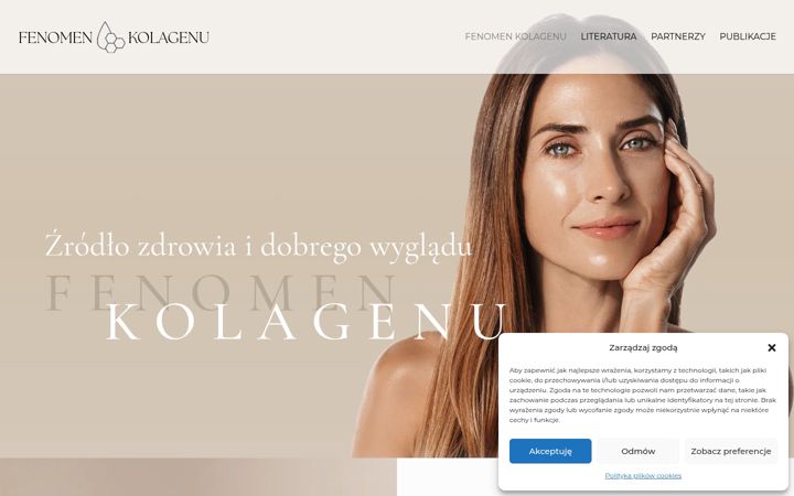 Screenshot of fenomenkolagenu.pl
