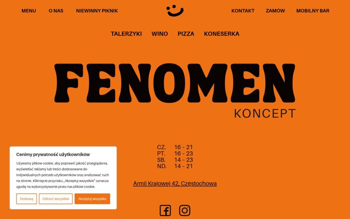 Screenshot of fenomenkoncept.pl