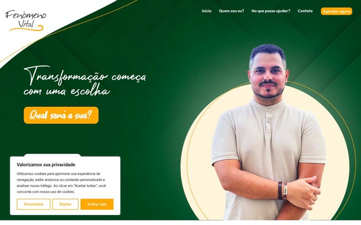 Screenshot of fenomenovital.com.br