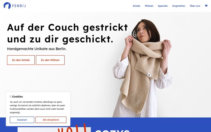 Screenshot of fenrij.com