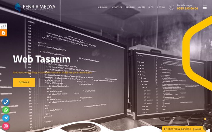 Screenshot of fenrirmedya.com