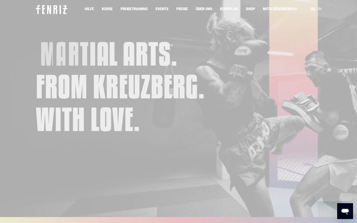 Screenshot of fenriz-gym.com
