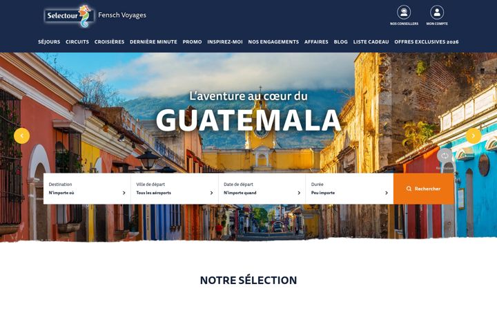 Screenshot of fensch-selectour.com