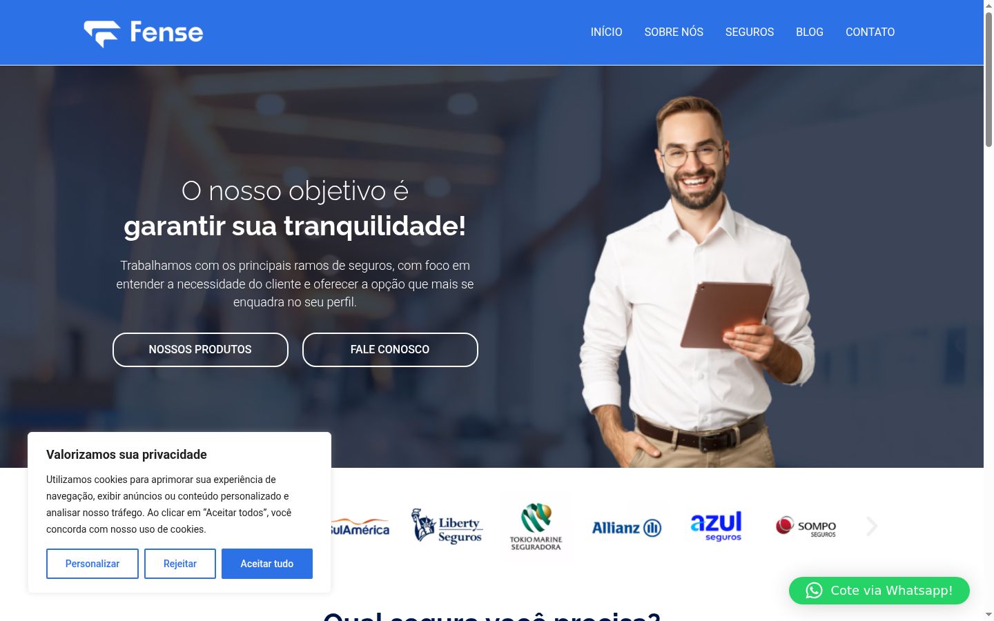 Screenshot van de toestemmingsbanner zoals getoond vóór enige interactie