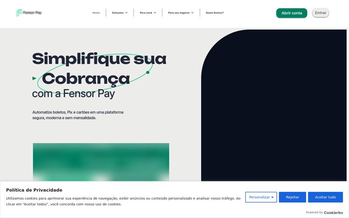Screenshot of fensorpay.com.br