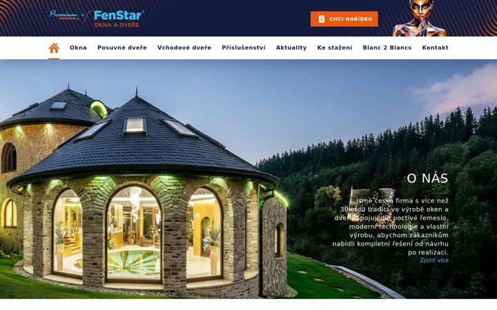 Screenshot of fenstar.cz