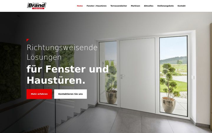 Screenshot di fenster-brand.de