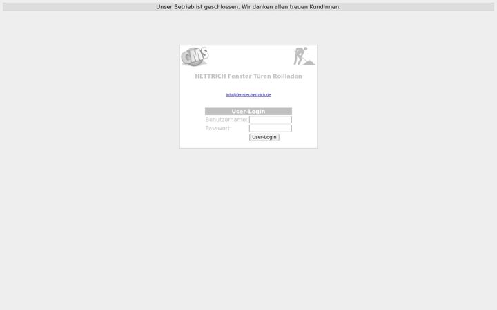 Screenshot of fenster-hettrich.de