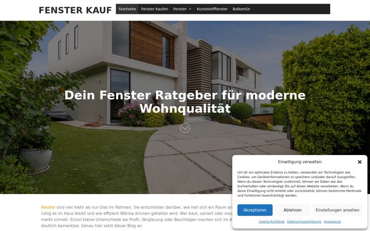 Screenshot of fenster-kauf.eu